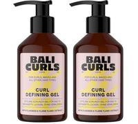 BALI CURLS Gel definidor de rizos - Gel definidor de rizos con extracto de linaza e ylang ylang - Gel vegano para rizos suaves y definidos - Cuidado de los rizos naturales - 150ml (Paquete de 2)
