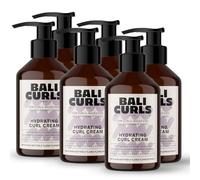 Bali Curls Hydrating Curl Cream - Crema hidratante para rizos 6 x 150 ml - Manteca de karité, aceite de coco y ylang-ylang - crema para rizos suaves y definidos