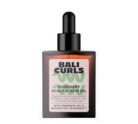 Bali Curls Rosemary Grow - Aceite para el cuero cabelludo y el cabello - Aceite capilar con romero, aceite de sapote y microalgas - Cuidado vegano del cuero cabelludo y tratamiento de aceite capilar