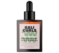 Bali Curls Rosemary Grow Scalp & Hair Oil - Aceite capilar con romero, aceite de sapote y microalgas - Cuidado vegano del cuero cabelludo y tratamiento de aceite capilar - Método rizado adecuado - 50