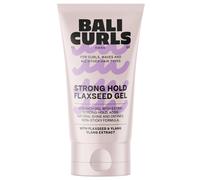 BALI CURLS Strong Hold Flaxseed Gel - Gel de linaza extra fuerte para scrunch y rizos definidos - Sujeción duradera y brillo natural - Adecuado para método rizado - 150 ml