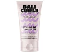 Bali Curls Strong Hold Flaxseed Gel - Gel de rascador extra fuerte para rizos definidos - Sujeción duradera y brillo natural - Adecuado para método rizado - Sin siliconas - 150 ml