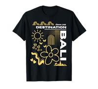 Bali Elige tu destino Indonesia Boho Abstract Camiseta
