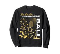 Bali Elige tu destino Indonesia Boho Abstract Sudadera
