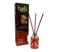 Bali fragancias Ambientador Mikado FRESA Difusor con varillas de ratán para tu salón, comedor o cualquier estancia de tu hogar, fragancias seleccionadas, Aromaterapia, Perfumado (30 ml)