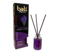 Bali Fragancias Ambientador Mikado Lavanda Difusor con Varillas de Ratán para tu Salón, Comedor o Cualquier Estancia de tu Hogar, Fragancias Seleccionadas, Aromaterapia, Perfumado (30 ml)