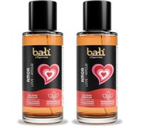 Bali fragancias Esencia al Aceite de Aroma Amor para Humidificador. Ambientador Frutal y Floral en Esencia para Difusor. Aceite Natural para Quemador de Aromaterapia. 50 ml (Paquete de 2)