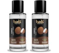 Bali fragancias Esencia al Aceite de Coco para Humidificador. Ambientador Dulce y Tropical en Esencia para Difusor. Aceite Natural para Quemador de Aromaterapia. 50 ml (Paquete de 2)