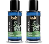 Bali fragancias Esencia al Aceite de Eucalipto para Humidificador. Ambientador Fresco en Esencia para Difusor. Aceite Natural para Quemador de Aromaterapia. 50 ml (Paquete de 2)