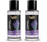 Bali fragancias Esencia al Aceite de Lavanda para Humidificador. Ambientador Fresco y Floral en Esencia para Difusor. Aceite Natural para Quemador de Aromaterapia. 50 ml (Paquete de 2)