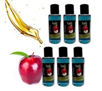 Bali fragancias Pack de Esencias al Aceite de Manzana para Humidificador. Set de Ambientadores Frescos en Esencia para Difusor. Aceite Natural para Quemador de Aromaterapia. 50 ml. 6 Unidades