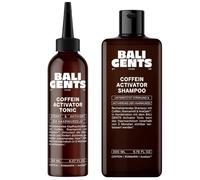 BALI GENTS Activator Bundle - Champú y tónico para el cabello con cafeína con aceite de romero, cafeína y AnaGain™ - 2 pasos para el cuero cabelludo para hombres - 200 ml + 150 ml