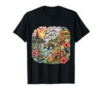 Bali Indonesia Arroceres, Arrecifes de Coral, Playas, Hindú Camiseta
