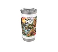 Bali Indonesia Arroceres, Arrecifes de Coral, Playas, Hindú Vaso térmico de acero inoxidable de doble pared