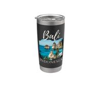 Bali Indonesia Noosa Penida Diamond Beach - Recuerdo icónico Vaso térmico de acero inoxidable de doble pared