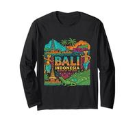 Bali Indonesia Travel Souvenir City Landmark Turista Regalo Manga Larga