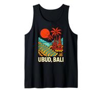 Bali Indonesia Ubud Vintage Mujeres Coastal Living Camiseta sin Mangas