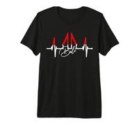 Bali Latido del Corazón Puerta del Cielo Indonesio Bali Camiseta Premium