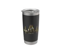 Bali Latido del Corazón Puerta del Cielo Indonesio Bali Vaso térmico de acero inoxidable de doble pared