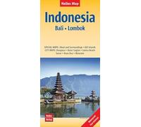Bali / Lombok Indonesia: reiß- und wasserfest, waterproof and tear-resistant, indéchirable et imperméable, irrompible & impermeable | 1 : 180,000