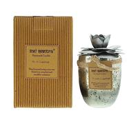 Bali Mantra Vela de cristal de camelia y melocotón plateado, 500 g