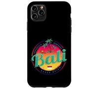 Bali Recuerdo Retro Vendimia Puesta de Sol de Indonesia Carcasa para iPhone 11 Pro MAX