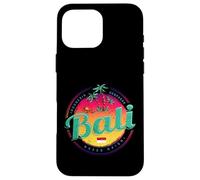 Bali Recuerdo Retro Vendimia Puesta de Sol de Indonesia Carcasa para iPhone 16 Pro MAX