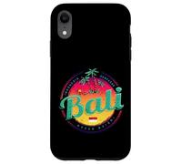 Bali Recuerdo Retro Vendimia Puesta de Sol de Indonesia Carcasa para iPhone XR