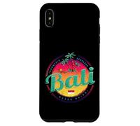 Bali Recuerdo Retro Vendimia Puesta de Sol de Indonesia Carcasa para iPhone XS MAX