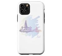 Bali Sketch: Homenaje artístico a la isla de los dioses Carcasa para iPhone 11 Pro