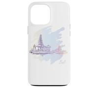 Bali Sketch: Homenaje artístico a la isla de los dioses Carcasa para iPhone 13 Pro Max