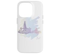 Bali Sketch: Homenaje artístico a la isla de los dioses Carcasa para iPhone 14 Pro