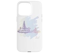 Bali Sketch: Homenaje artístico a la isla de los dioses Carcasa para iPhone 15 Pro Max