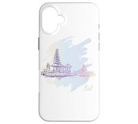 Bali Sketch: Homenaje artístico a la isla de los dioses Carcasa para iPhone 16 Plus