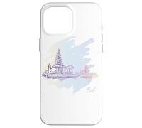 Bali Sketch: Homenaje artístico a la isla de los dioses Carcasa para iPhone 16 Pro Max
