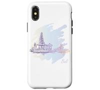 Bali Sketch: Homenaje artístico a la isla de los dioses Carcasa para iPhone X/XS