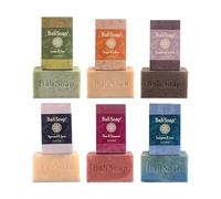Bali Soap Jabón Natural Masculine Collection, Paquete 6 Piezas | 3.5 oz cada uno, Paquete variado, Juego de regalo