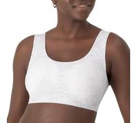 Bali Sujetador de Mujer de Cobertura Completa, Impresión en Blanco, L