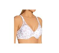 Bali Sujetador Reductor con Aros Passion for Comfort para Mujer, Transparente, Estampado Floral Blanco, 95C
