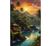 Bali Travel Journal - Beautiful Notebook to Capture Your Indonesia Adventures & Vacation Memories | Cute Souvenir Gift for Girls, Teens & Women | 120 Wide-Ruled Pages, Paperback