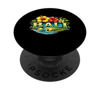 Bali Tropical Flower Beach Island Viajes Diseño PopSockets PopGrip Adhesivo
