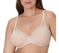 Bali Underwire, One Smooth U Ultra Light T-Shirt, Convertible Bra Sujetador de Cobertura Completa, Traslúcido, Sandshell, 85C para Mujer