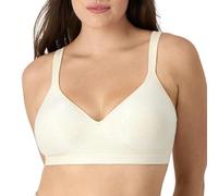 Bali Wireless Df3463, Comfort Revolution Full-Coverage Wirefree, Moisture-Wicking Bra Sujetador de Cobertura Completa, Opaco, Remolino Beige Claro, 90E para Mujer