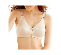 Bali Women's Double Support Spa Closure Wire-Free Bra, Soft Taupe, 34B