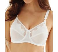 Bali Women's Flower Underwire Bra, White, 38DD
