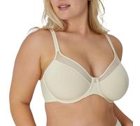 Bali Women's One Smooth U Ultra Illusion Neckline Underwire Bra, Light Beige,