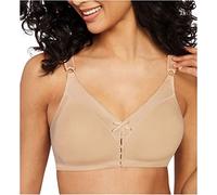 Bali Women's Woman's Double Support Cotton Wire-Free Bra, Soft Taupe,40C
