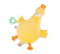 BALIBAZOO Baby Tummy Time Juguete a partir de 0 meses - peluche de peluche con mordedor, papel crujiente y muchas texturas, juguete sensorial para bebés para boca abajo, agarrar y descubrir por