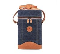 balibetov Bolso Matero para Calabaza Yerba Mate y Termo I Bolsa de Transporte Práctica Moderna para Hombres, Mujeres en el Trabajo, al Aire Libre, Viajes, Picnic (Jean Azul)