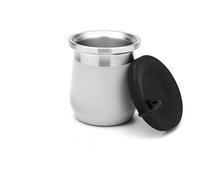 balibetov Mate Argentino moderno de Acero Inoxidable 270 ml - Doble Pared, Térmico, Base Antideslizante, Tapa de Silicona Antiderrames (Gris)